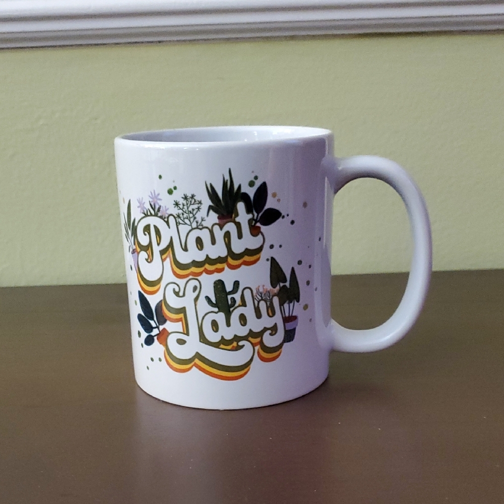 Plant Lady White Mug